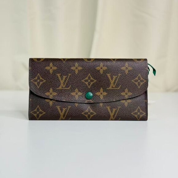 Louis Vuitton Handbags - Louis Vuitton Monogram Canvas Wallet with Green Accent